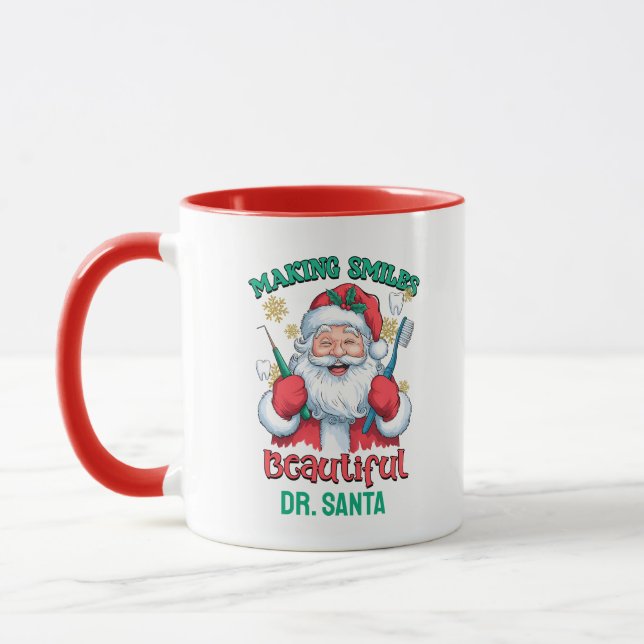 Personalized Making Smiles Beautiful Mug (Left)