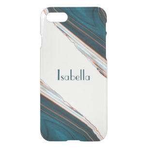 Personalized Malachit Agate Gem Crystal Clear case