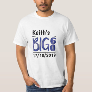 Personalized Male 60th Birthday T-Shirt
