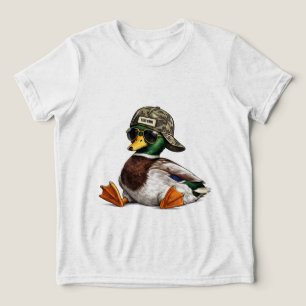 Personalized Mallard Duck — Funny Valentine’s Day Tri-Blend Shirt