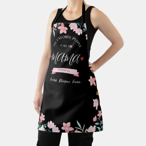  Personalized Mama Apron With Kids Names