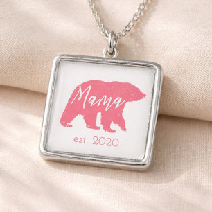 Personalized Mama Bear Pendant