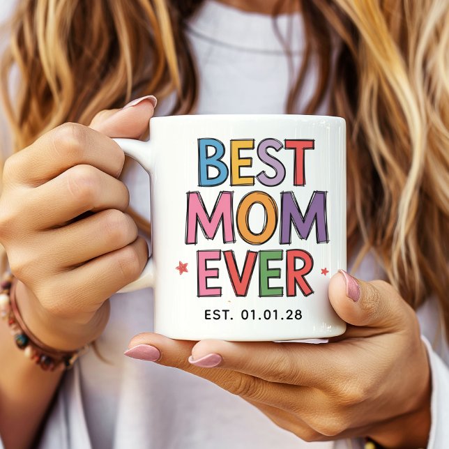 Personalized Mama Coffee Mug Best Mom Ever Gift (mothers day mug gift, first mothers day mug, birthday gift mug mom, christmas gift mug mama,)