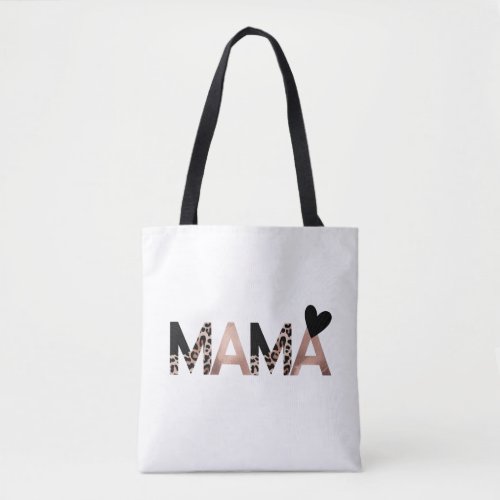 Personalized MAMA Floral Wreath Mother's Day Tote Bag