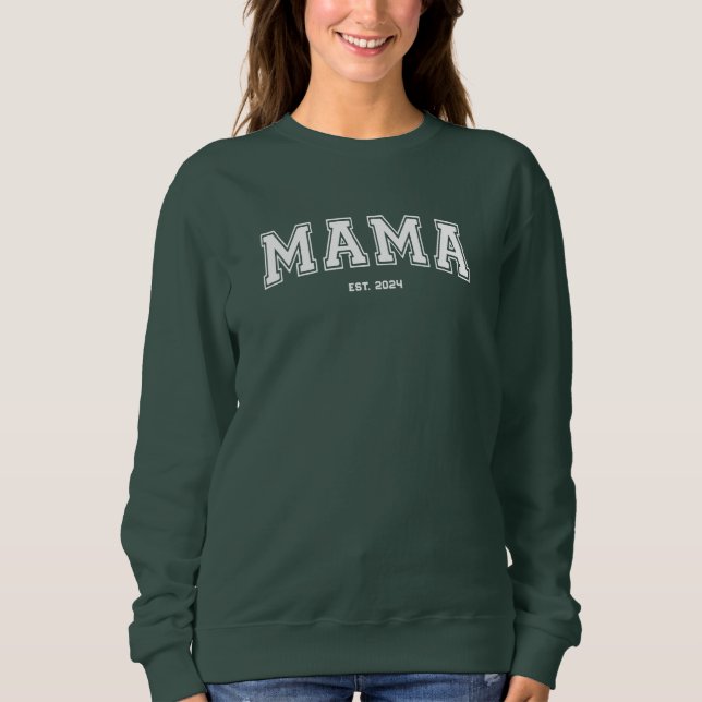 Personalized Mama Mom Mother's Day Gift Sweatshirt (Front)
