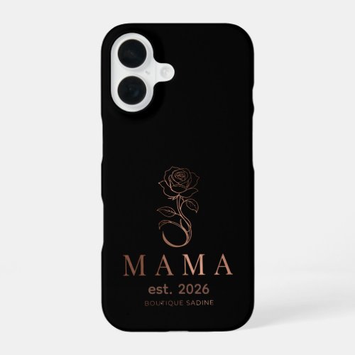 Personalized MAMA Rose Minimalist iPhone Case | Cu