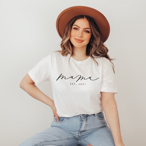 Personalized Mama T_Shirt