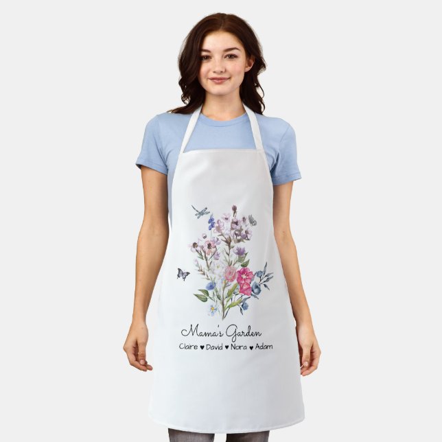 Personalized Mama's Garden Apron (Worn)