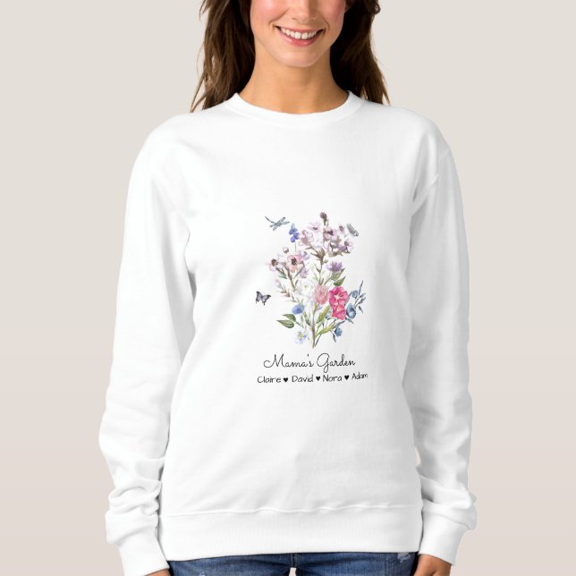 Personalized Mama's Garden Sweatshirt (Front)
