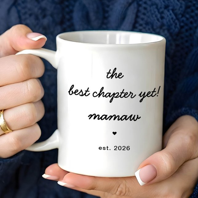 Personalized Mamaw Mug Best Chapter Yet (Creator Uploaded)