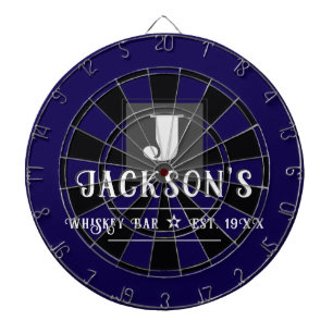 Personalized Man Cave Custom Bar Name Dart Board