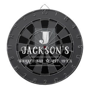 Personalized Man Cave Custom Bar Name Dart Board