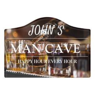 Personalized Man Cave Door Sign