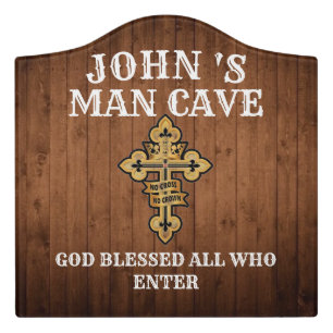 Personalized Man Cave Door Sign