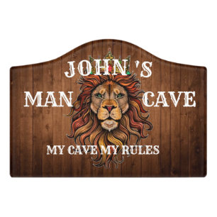 Personalized Man Cave Door Sign