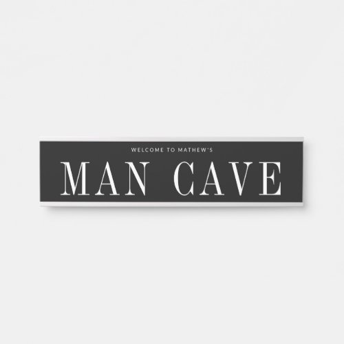 Personalized Man Cave Home Pub Decor Door Sign