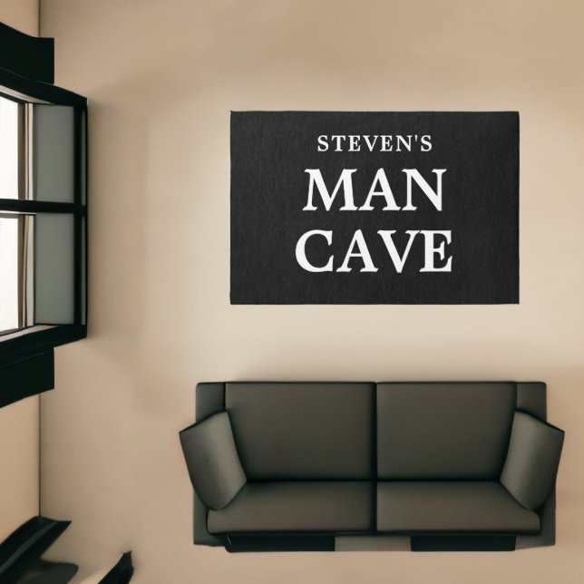 Personalized Man Cave Rug (Insitu (Indoor 1))