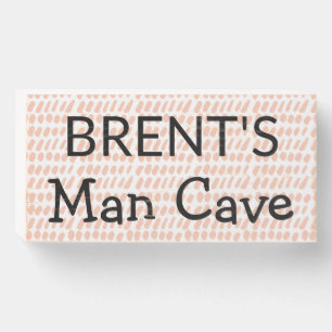 PERSONALIZED MAN CAVE wooden  box sign