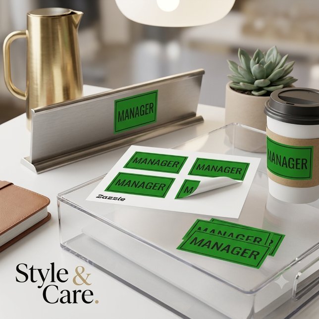 Personalized Manager Stickers for Work Supplies (Personalized Manager Stickers for Work Supplies)