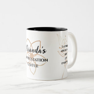 Personalized Manifestation Law of attraction Two-Tone Coffee Mug
