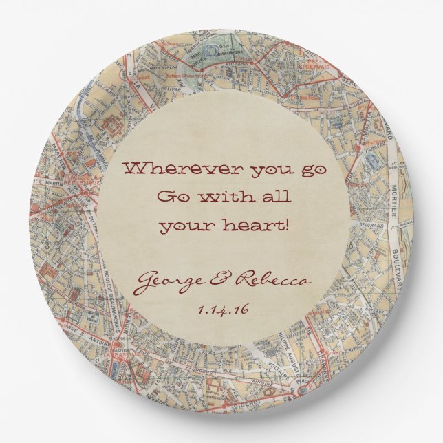 Personalized Map Plates (Front)