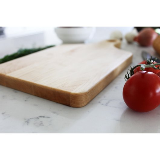 Personalized Maple Cutting Board | Nelson (Front Right)
