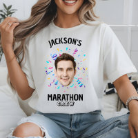 Personalized Marathon Crew Custom Face Runner Team
