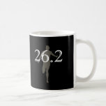 Personalized Marathon Runner 26.2 Keepsake Black Coffee Mug