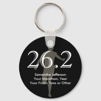 Personalized Marathon Runner 26.2 Keepsake Black