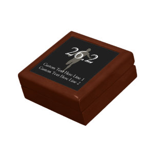 Personalized Marathon Runner 26.2 Keepsake Keepsake Box