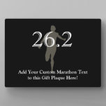 Personalized Marathon Runner 26.2 Keepsake Plaque