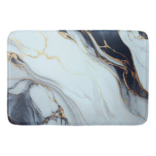 Personalized Marble Agate Elegant Custom Gift Bath Mat