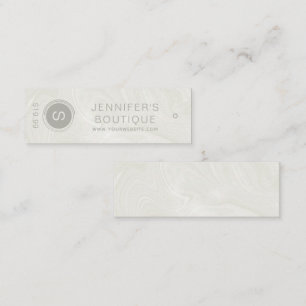 Personalized Marble Boutique Price Branding Calling Card