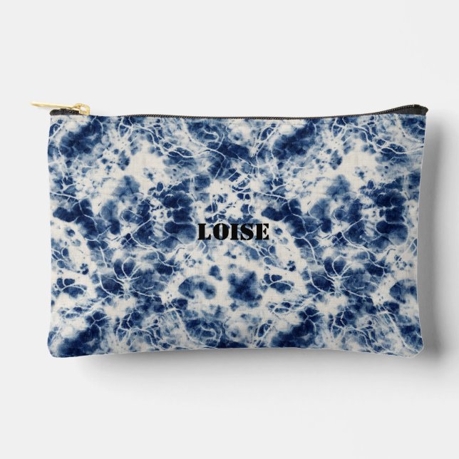Personalized Marble Custom Zipper Pouch (Front)