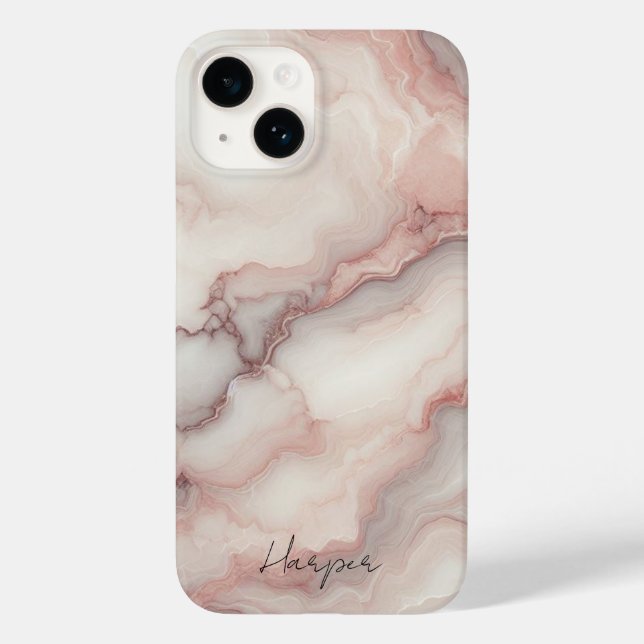 Personalized Marble Stone Phone Case (Back)
