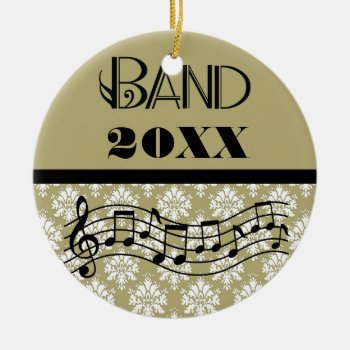 Personalized Marching Band Music Ornament by madconductor at Zazzle