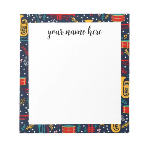 Personalized Marching Band Notepad