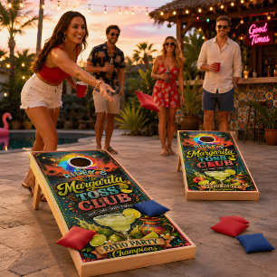 Personalized Margarita Toss Club Cornhole Set