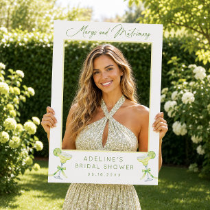 Personalized Margs and Matrimony Bridal Shower Selfie Frame