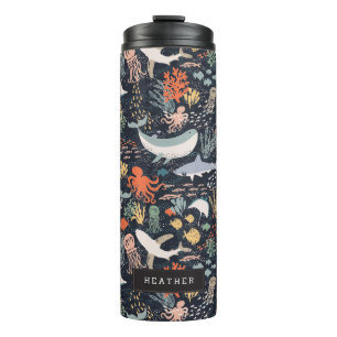 Personalized Marine Life Thermal Tumbler