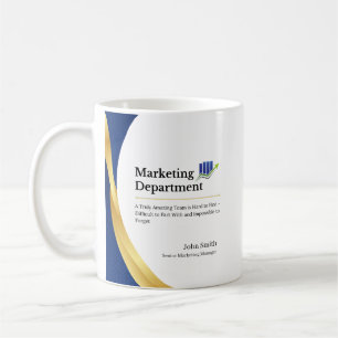 Personalized Marketing Department Promotion Quote Coffee Mug