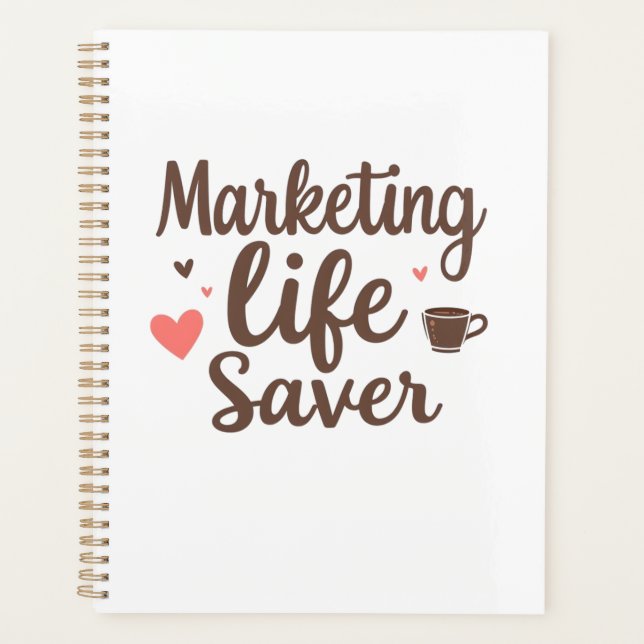 Personalized Marketing Life Saver Planner (Front)