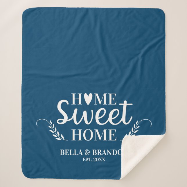 Personalized Married Couples Blanket (Front)