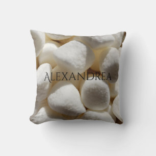 Personalized Marshmallow Throw Pillow