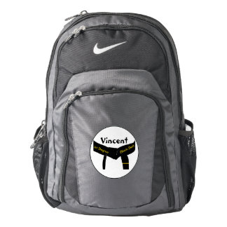 Personalized Martial Arts 1st Degree Black Belt Nike Backpack