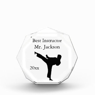 Personalized Martial Arts Award