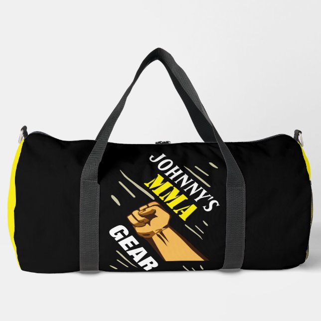 Personalized Martial Arts Gym Duffel Bag (Front)