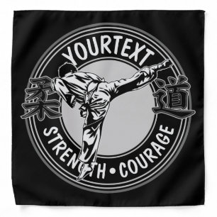 Personalized Martial Arts JUDO Japan Combat Sport  Bandana