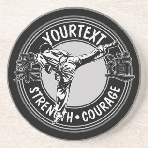 Personalized Martial Arts JUDO Japan Combat Sport Coaster