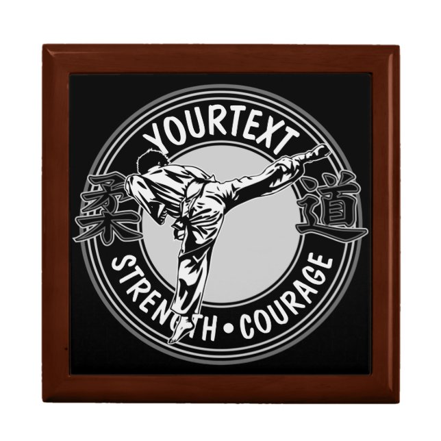 Personalized Martial Arts JUDO Japan Combat Sport  Gift Box (Front)